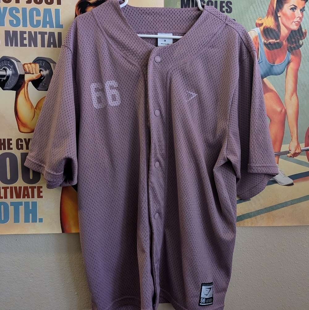 Gymshark Lavender Mesh Jersey